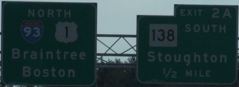 I-93 Exit 2A, MA