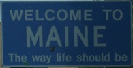NB into Maine (a bit north of the border)