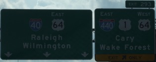 I-40 Exit 293, NC