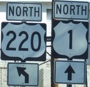 US 220 southern terminus, Rockingham, NC