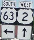 Jct US 63 Wisconsin