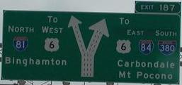 I-81 Exit 187 Scranton, PA