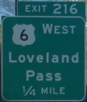 I-70 Colorado Exit 216