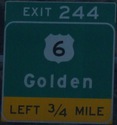 I-70 Exit 244, CO