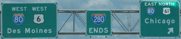 I-280 western terminus, IA