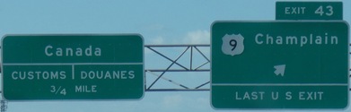 I-87 Exit 43, Champlain, NY