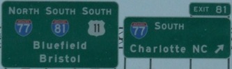 I-81 Exit 81 VA (SB)