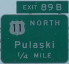 I-81 Exit 89B, VA