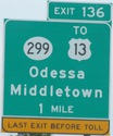 DE 1 Exit 136