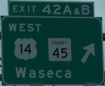 I-35 Exit 42, MN
