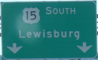 US 15 Exit 137, PA