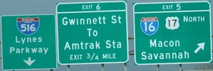 I-516 Exit 5, GA