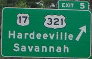 I-95 Exit 5 SC, Hardeeville