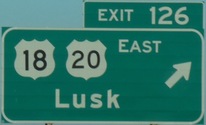 I-25 Exit 126, WY