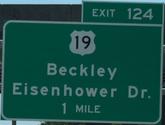 I-64 Exit 124, WV