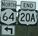 US 20A eastern terminus