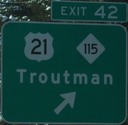 I-77 Exit 42, NC