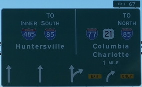 I-485 Exit 67, NC
