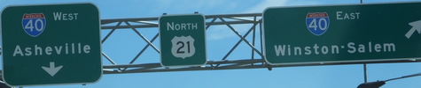 Statesville, NC US21/I-40
