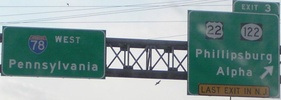 I-78 Exit 3 NJ