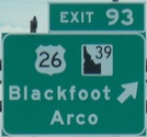I-15 Exit 93, ID