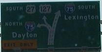 I-74 Ohio near Cincinnati