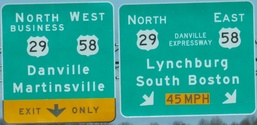 US 29, Northernmost NC