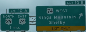 I-85 Exit 10, NC