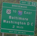 PA Tpke Breezewood Exit PA