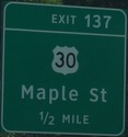 I-80 Exit 137, IL