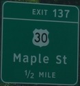 I-80 Exit 137, IL