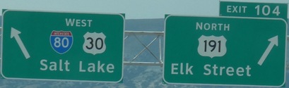 I-80 Exit 104, WY