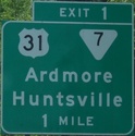 I-65 Exit 1, Tennessee