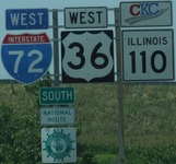 I-72 IL near MO border