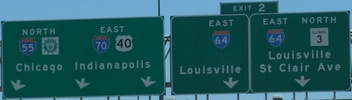 I-55/64/70 Exit 2, IL