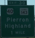I-70 Exit 30, IL