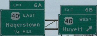 I-81 Exit 6, MD