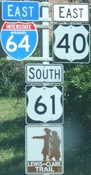 I-64 between I-170/I-270