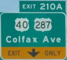 I-25 Exit 210A, CO