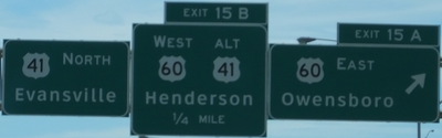 US 41 Exit 15/US 60, KY