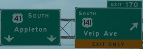 US 41 Exit 170, WI