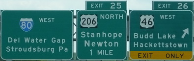 I-80 Exit 26, NJ