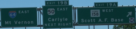 I-64 Exit 19, O'Fallon, IL