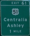 I-64 Exit 61, IL