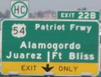 I-10 Exit 22, El Paso, TX