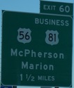 I-135 Exit 60, KS