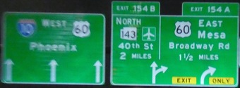 I-10 Exit 155, AZ