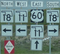 Near Burbank, OK
