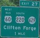 I-64 Exit 27, VA