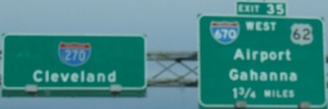I-270 northeast of Columbus, OH